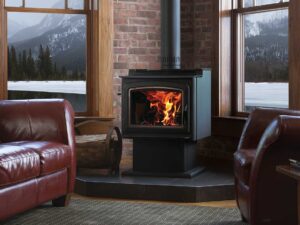 IronStrike 25-Inch Grandview 230 GL Freestanding Wood-Burning Gas Stove