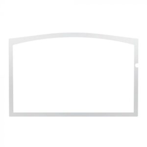 Osburn 3300 Wood Stove Brushed Nickel Door Overlay OA10261